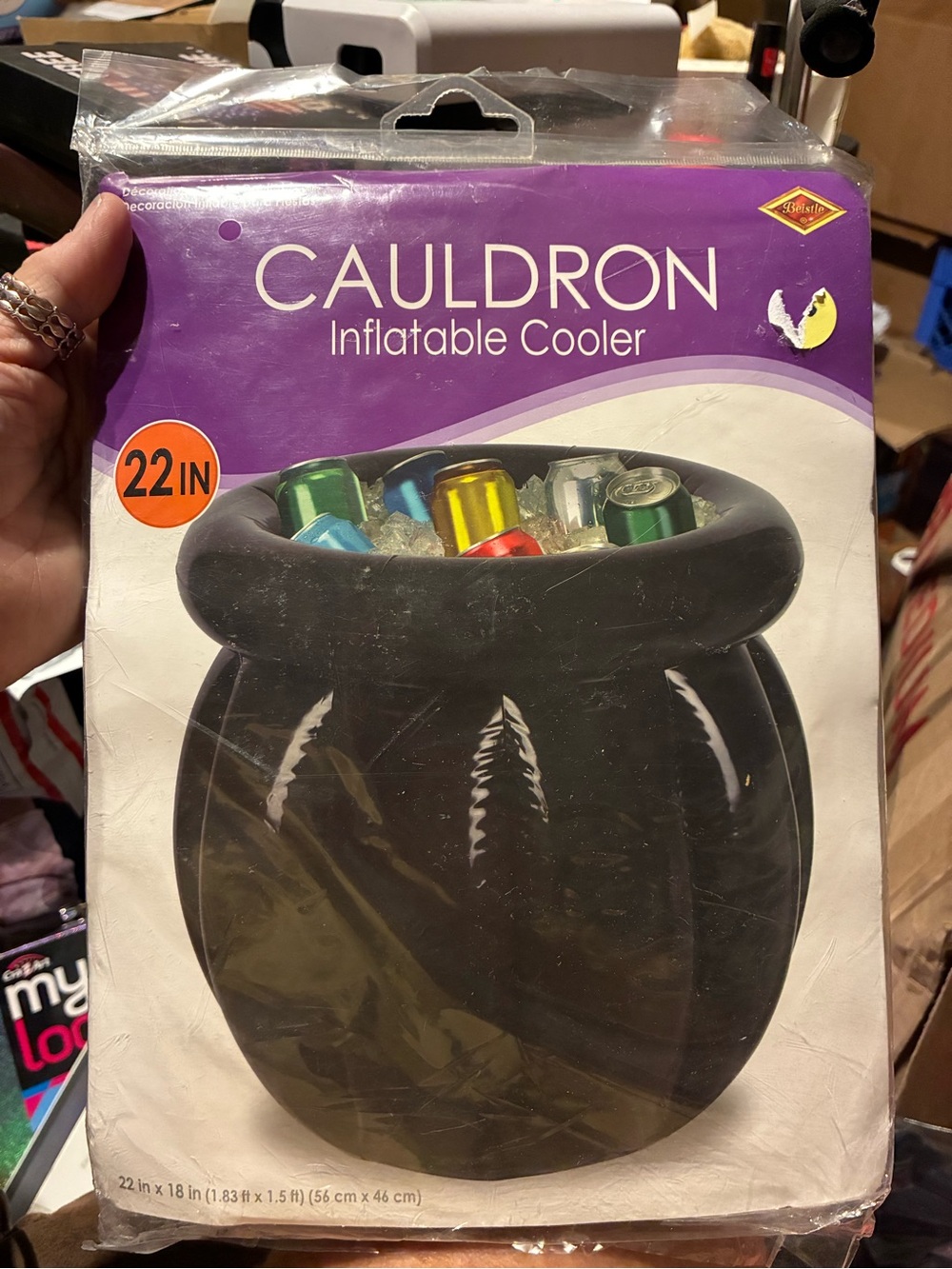 Inflatable cauldron Cooler - Black